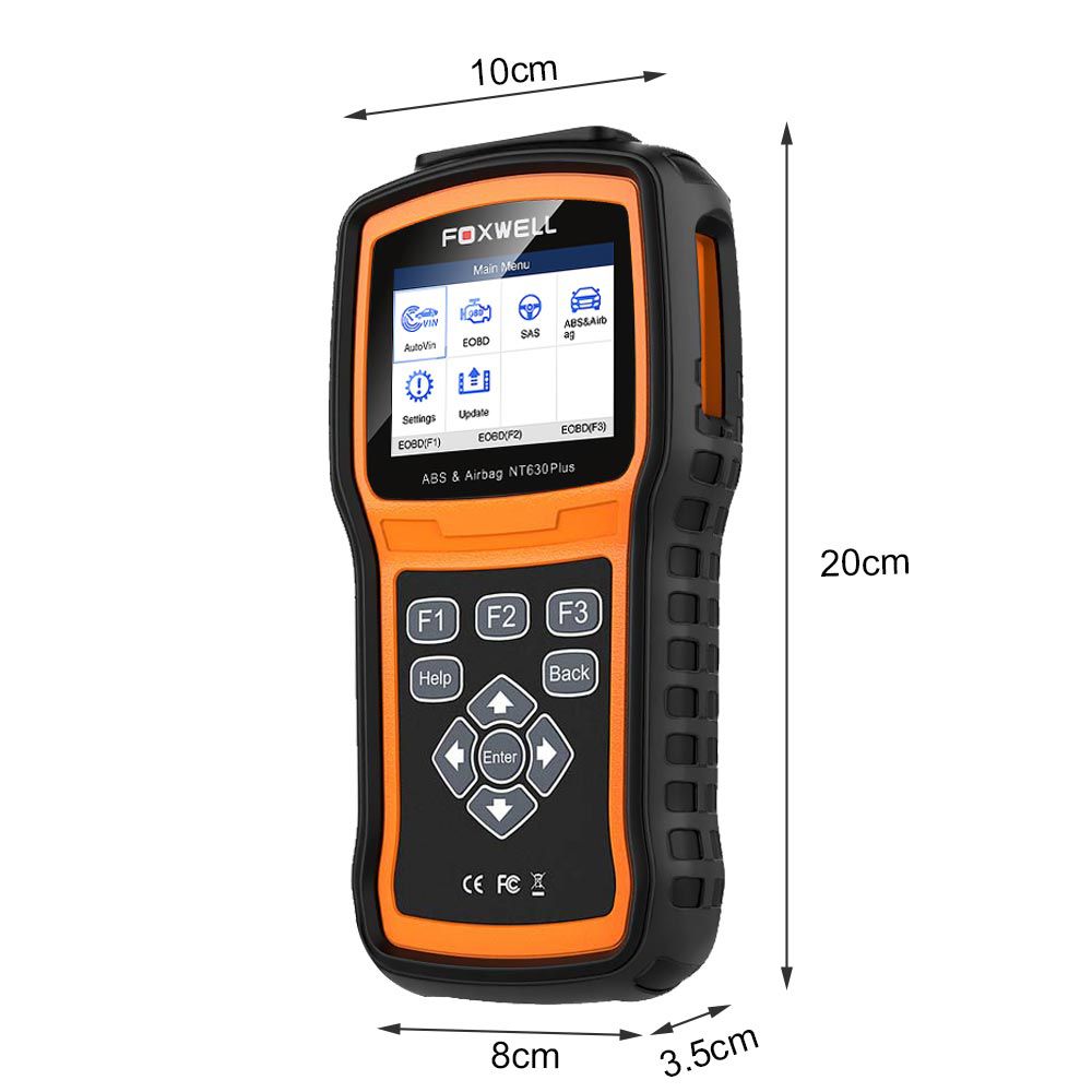 Foxwell NT630 Plus ABS & Airbag Reset Tool with SAS Calibration