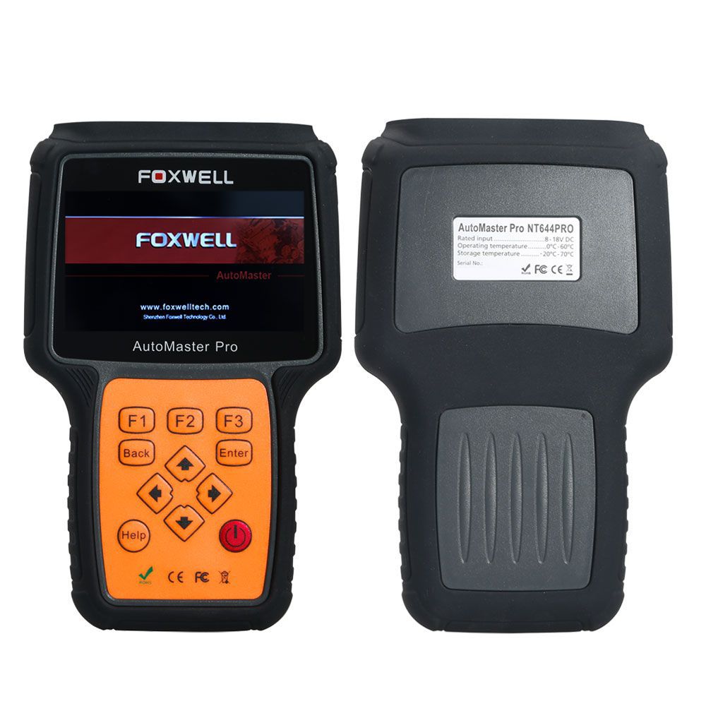 Foxwell NT644 Pro Support 60+ Makes Full System Diagnostic Scanner with Special Functions