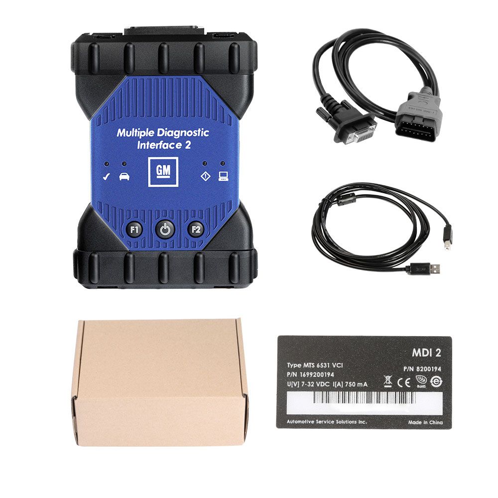 WIFI GM MDI 2 Multiple Diagnostic Interface with V2024.8 GDS2 Tech2Win Software Sata HDD for Vauxhall Opel Buick and Chevrolet