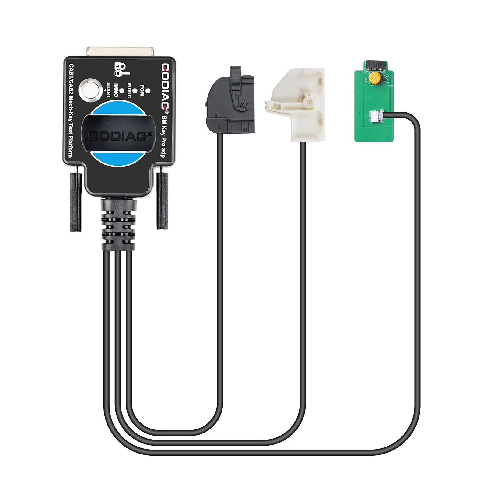 2024 GODIAG BMW CAS1/CAS2 Mech-Key Test Platform Detect CAS & Key Synchronization Solder-free Matching CAS Data Read, Write and Program