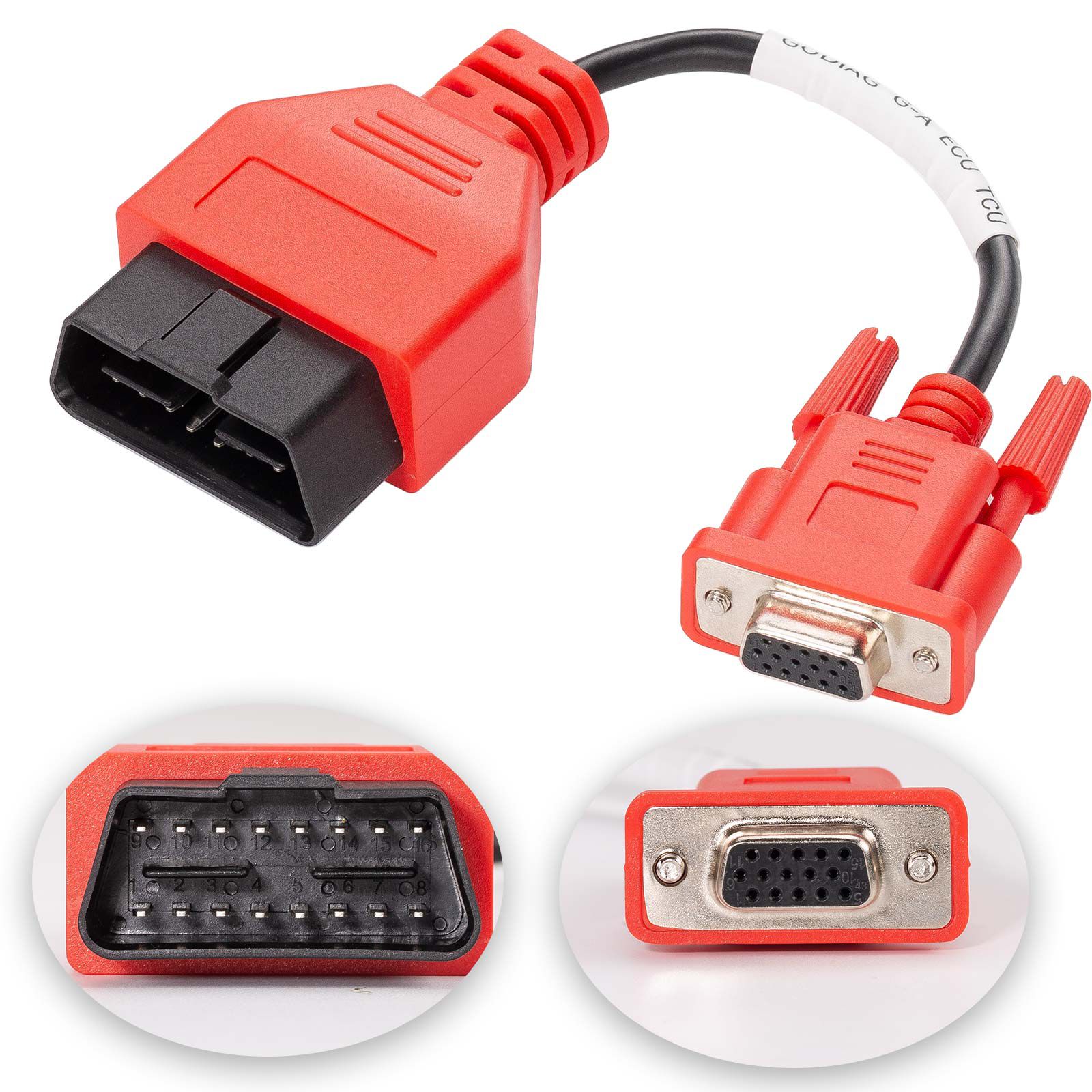 2025 GODIAG G-A ECU/TCU Cable for Connecting AUTEL IM608 IM508 with GT107/GODIAG ECU GPT Adapter to Read & Write Data