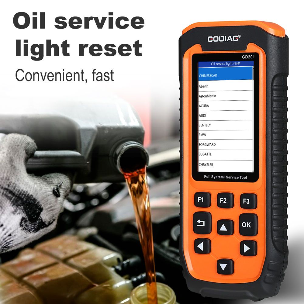  GODIAG GD201 Professional OBDII All-makes Full System Diagnostic Tool with 29 Service Reset Functions