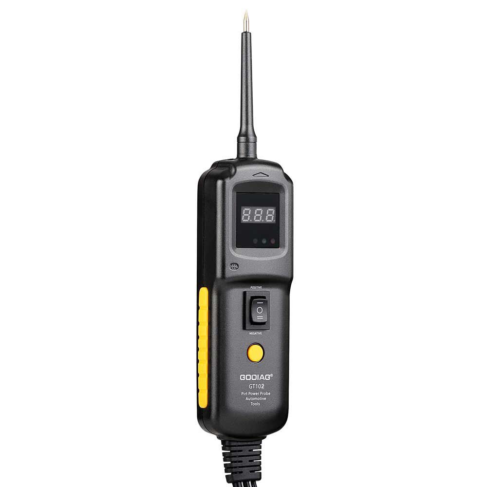 GODIAG GT102 PIRT Power Probe + Car Power Line Fault Finding + Fuel Injector Cleaning and Testing + Relay Testing Car Diagnostic Tool