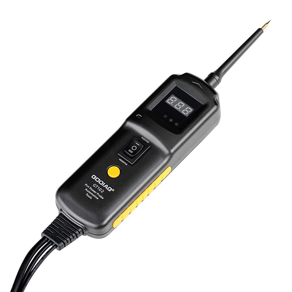 GODIAG GT102 PIRT Power Probe + Car Power Line Fault Finding + Fuel Injector Cleaning and Testing + Relay Testing Car Diagnostic Tool