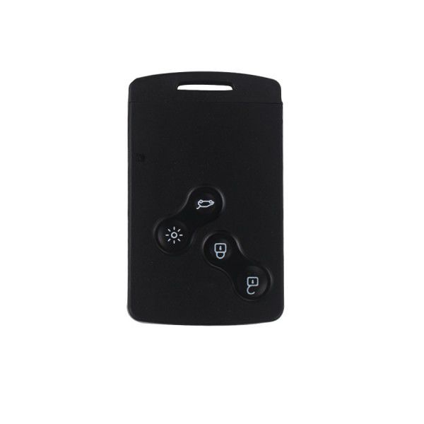 Half Smart Remote Key 4 Buttons 433MHZ PCF7941 (After Market) Sliver Logo for Re-nault Koleos