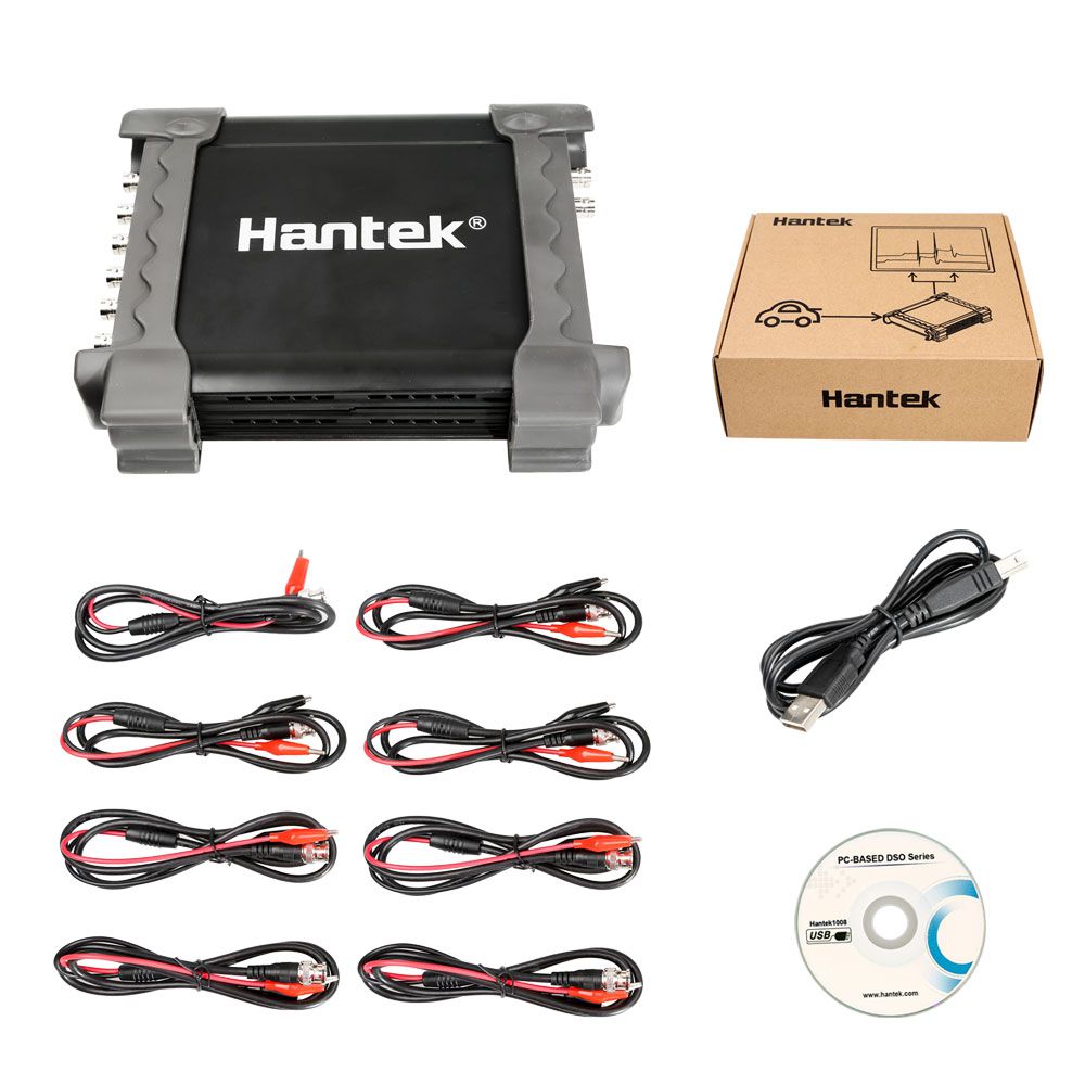 Hantek 1008A 8 Channel PC Oscilloscope/DAQ/8CH Generator