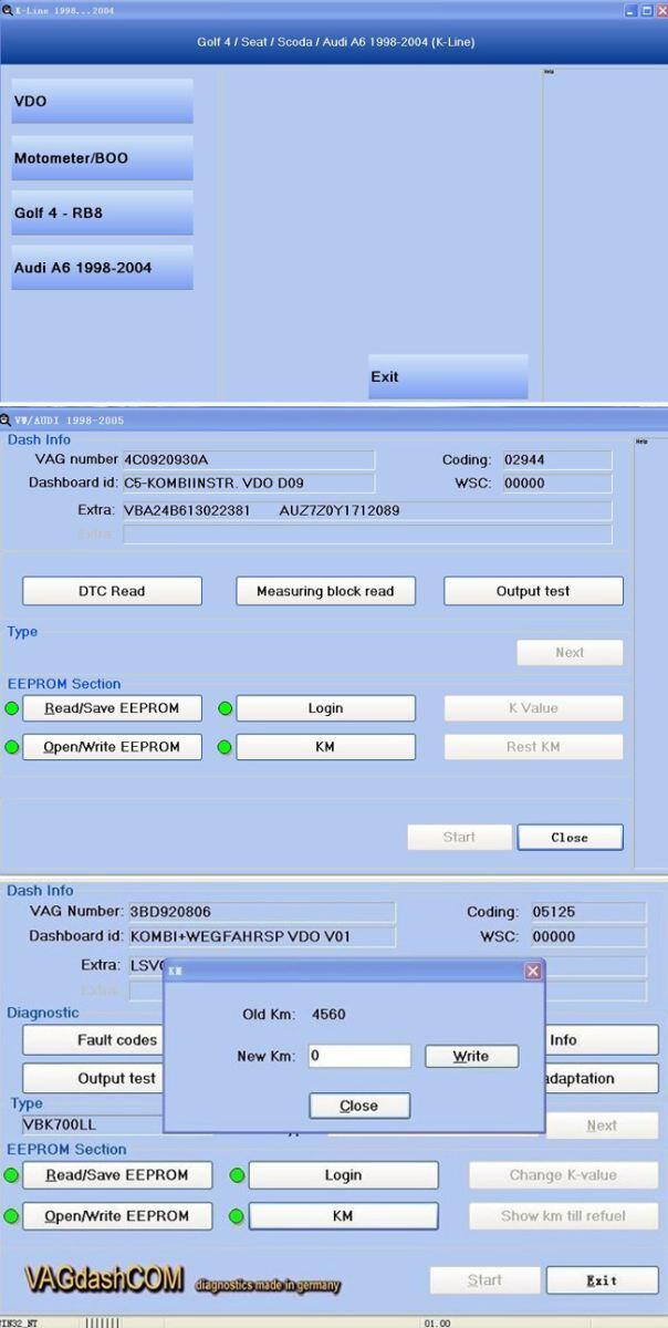 VAG Dash V5.29 Software 3