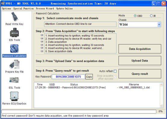 VVDI MB BGA TOOL BENZ Password Calculation Unlimited Tok