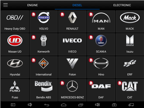 XTOOL EZ500 HD Heavy Duty Diagnosis Display 13