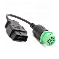 J1939-9PIN connector 9Pin to 16pin OBD2 Cable for cummins