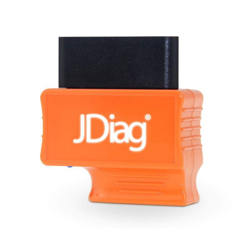 JDiag Bluetooth OBD2 Scanner Code Reader Faslink M2 Professional Vehicle Diagnostic Tool Compatible iPhone & Android (Orange)