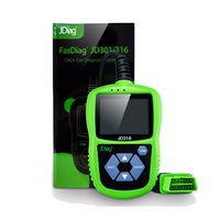 JDiag JD316 OBD2 Scanner Automotive Engine Fault Code Reader CAN Diagnostic Scan Tool (Green)