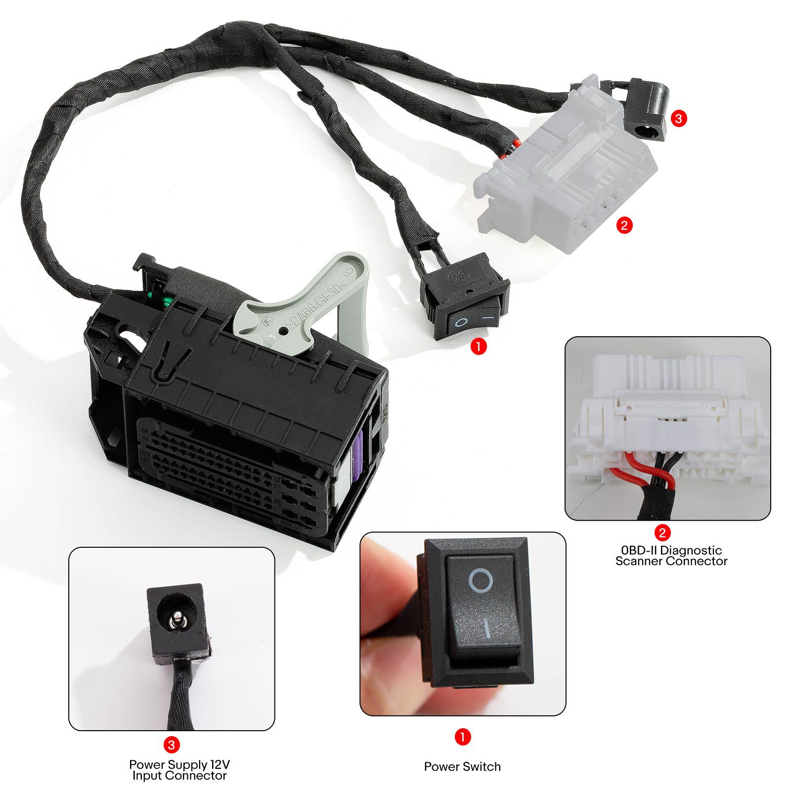 OEM K-010 Key 46 Matching Adapter Cable for BMW Motorcycle Ignition/Programming All Keys Lost Matching