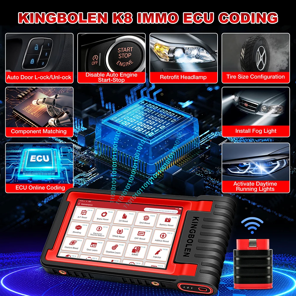 K8 IMMO Key Programming Tool Car Immobilizer programmer All System diagnostic Tools pk LAUNCH IMMO Elite X-PROG 3