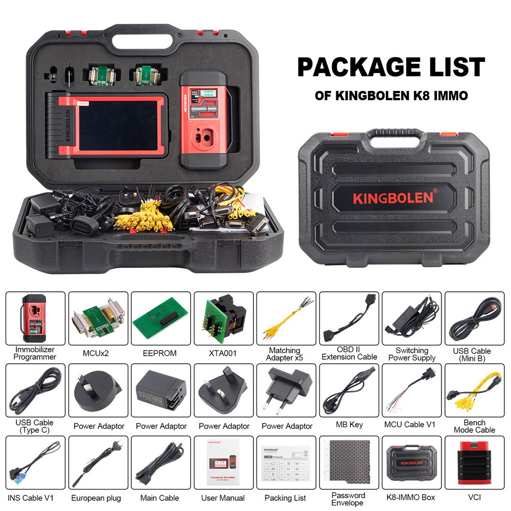 K8 IMMO Key Programming Tool Car Immobilizer programmer All System diagnostic Tools pk LAUNCH IMMO Elite X-PROG 3