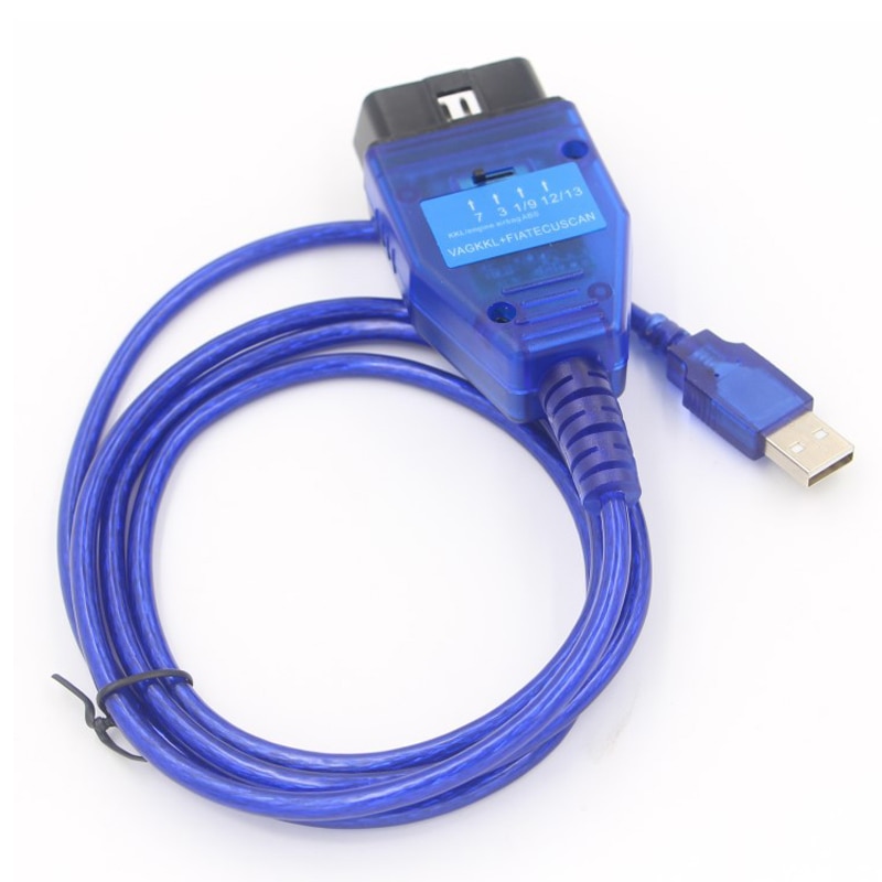 FT232RL FTDI FT232RQ Chip Auto Car Obd2 Diagnostic Cable for VAG USB for Fiat KKL USB Interface Car Ecu Scan Tool 4 Way Switch