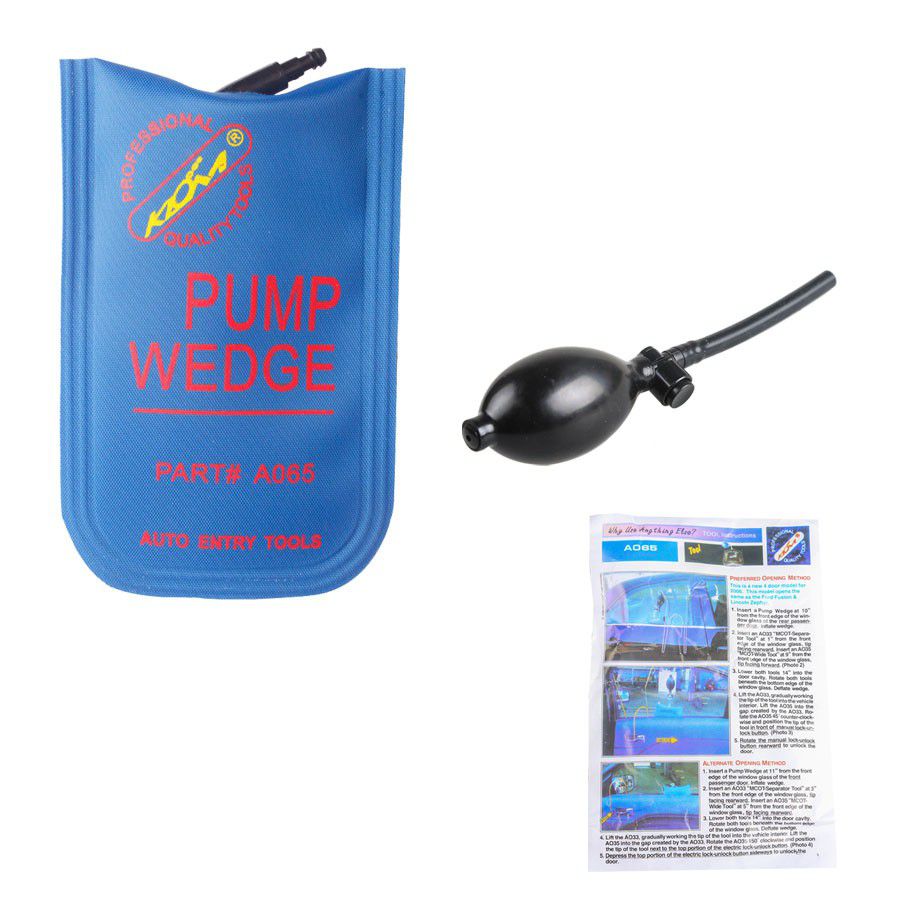 KLOM Small Air Pump Wedge(Blue)