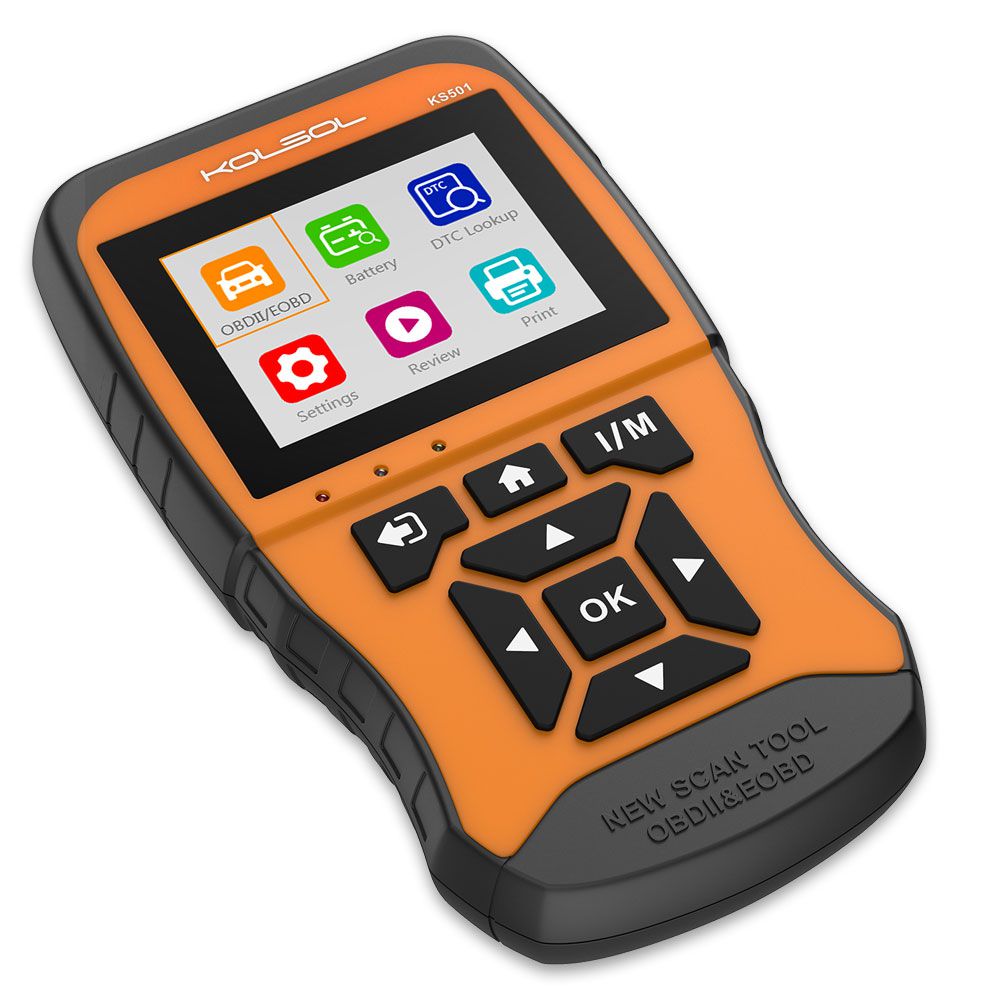 KOLSOL KS501 New Generation OBDII & EOBD Scan Tool for Universal Vehicles Automotive Scanner Diagnostic Tool