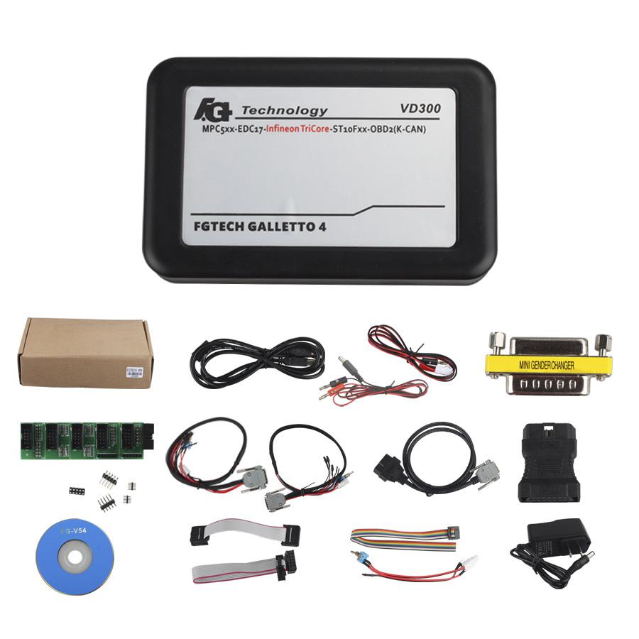 Latest Version VD300 V54 FGTech Galletto 4 Master BDM-TriCore-OBD Function