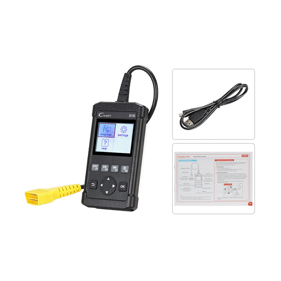 Launch CReader 519 OBD2 Code Reader Read Vehicle Information Diagnostic Tools