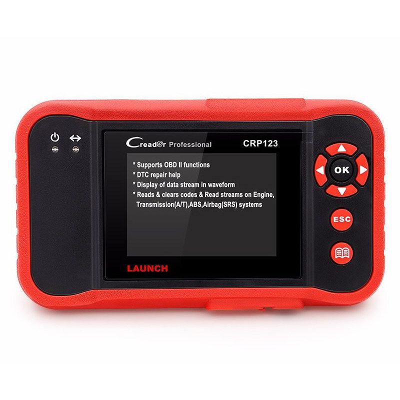 Launch CRP123 Update Online X431 Creader CRP 123 ABS, SRS, Transmission and Engine Code reader creader vii+ OBD2 OBDII scanner