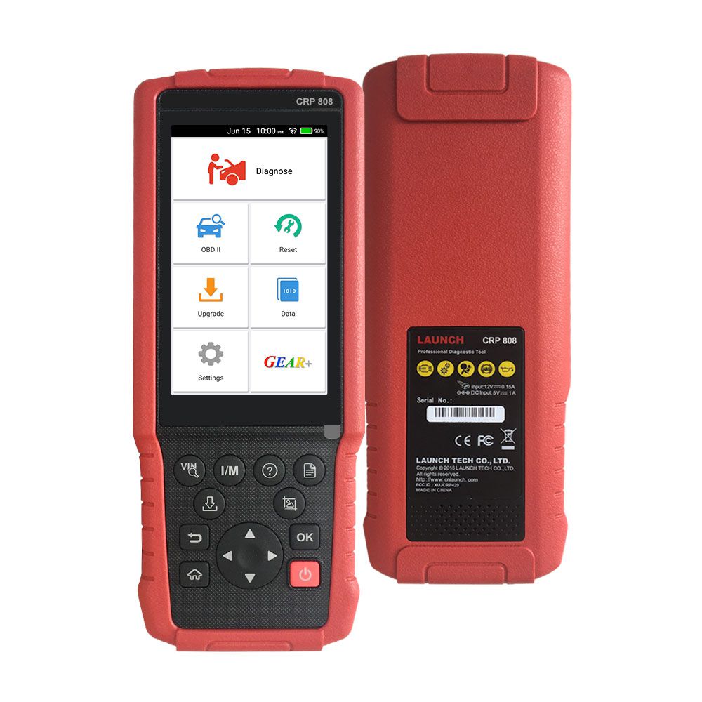 LAUNCH CRP808 Full System Diagnostic Tool for American European and Asian Vehicles with Special Functions