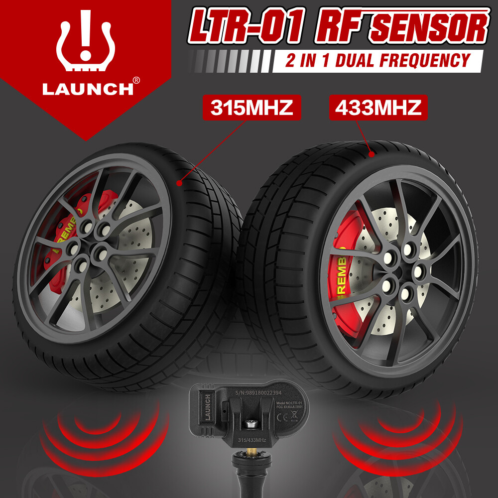 LAUNCH LTR-01 RF Sensor 315MHz & 433MHz 2 in 1 TPMS Sensor Tool Programmable