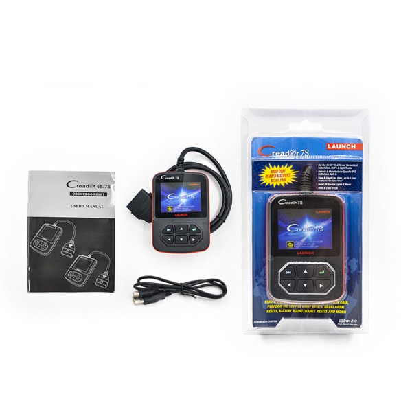 Launch X431 Creader 7S OBD II Code Reader + Oil Reset Function Support Multi-langauge