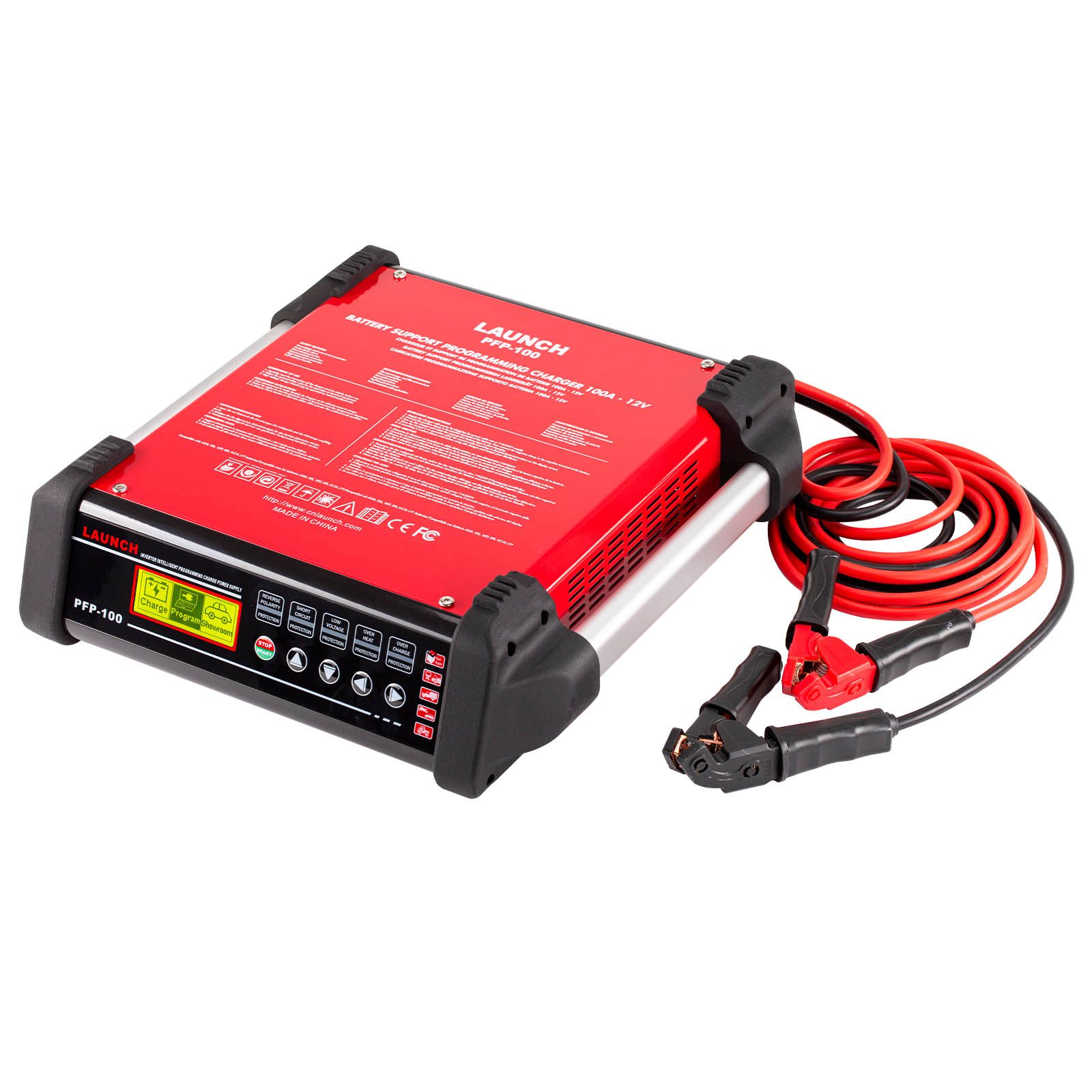 2025 LAUNCH PFP-100 Programming Flash Power Advanced Diagnostic Battery Charger And Maintainer for Vehicles, Cars, Trucks, Boats, Tractors, Buses