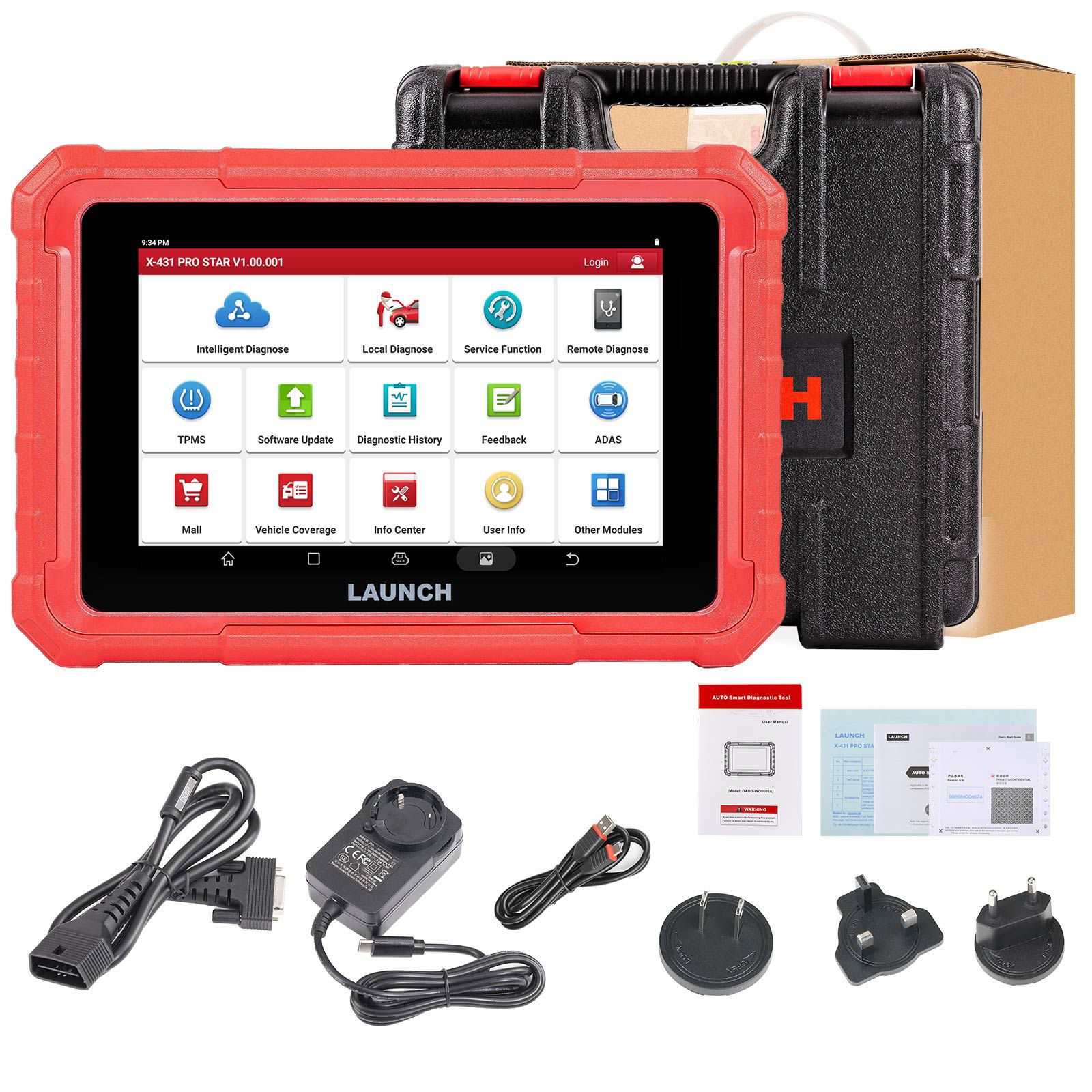 2025 Launch X431 PRO STAR Bidirectional Diagnostic Scanner Supports CAN FD DoIP 31 Service Functions ECU Coding upgrade of X431 V and Pro Elite