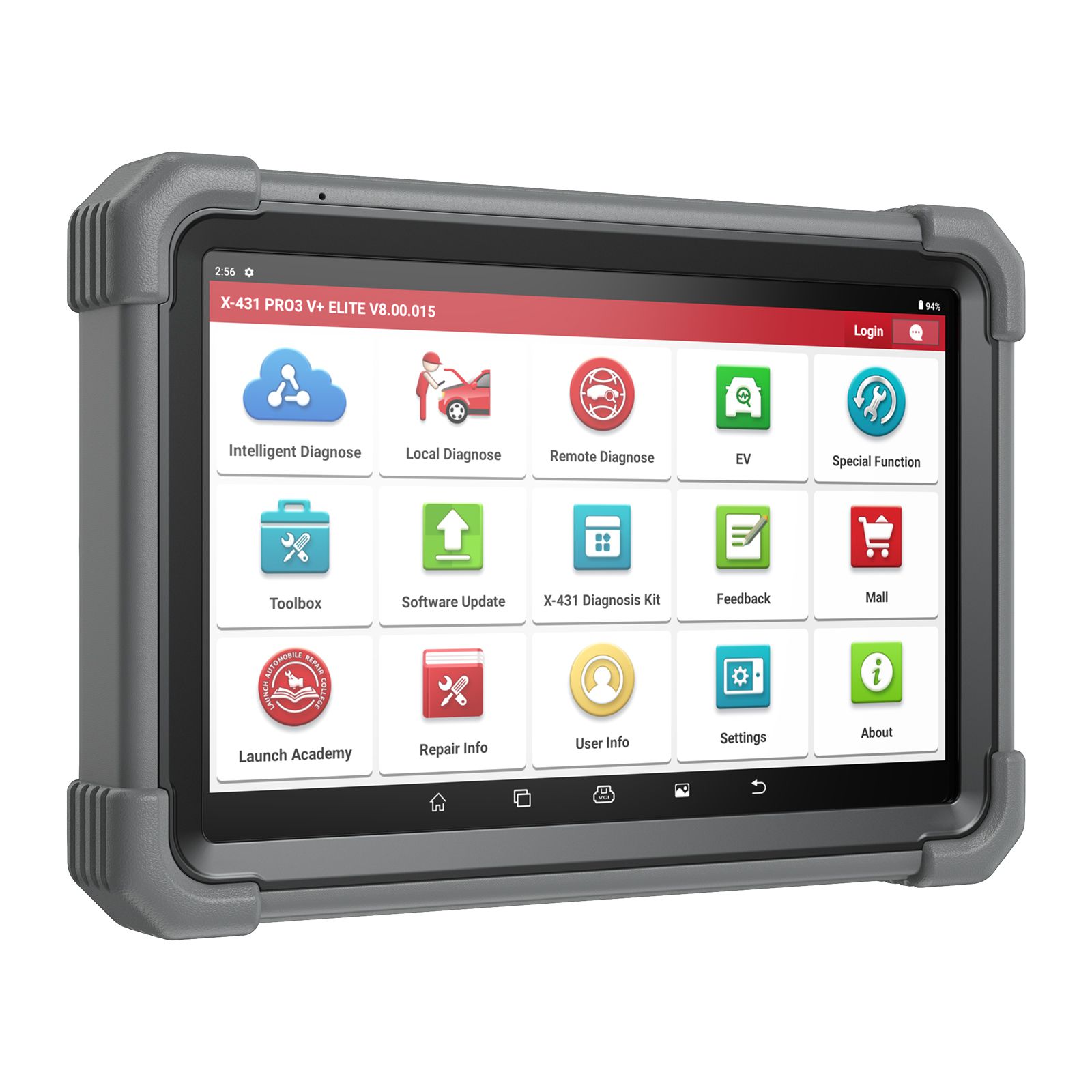 Launch X431 PRO3 V+ Elite Bi-Directional Diagnostic Tool 10.1'' with SmartLink 2.0 Support Topology Mapping, ECU Coding