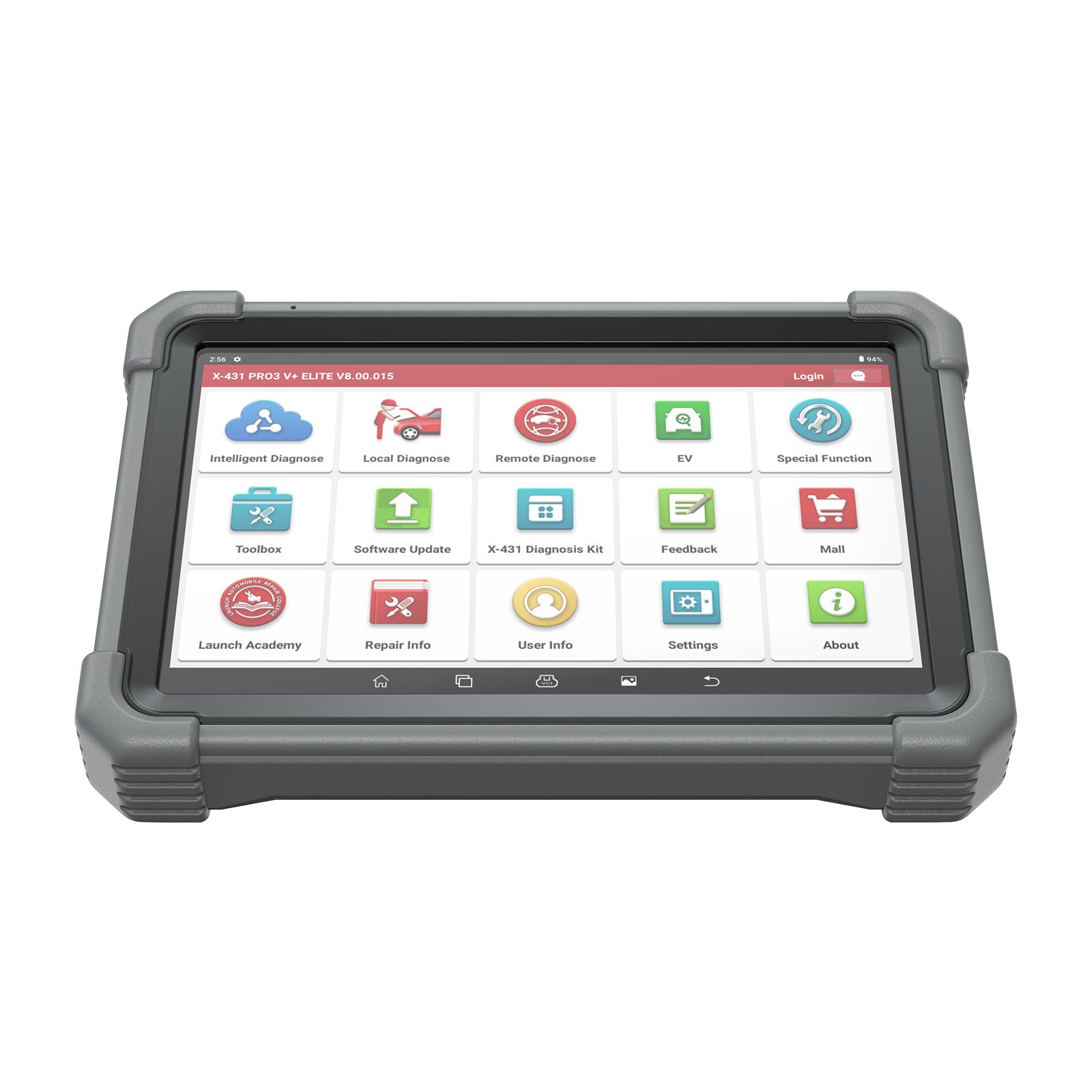 Launch X431 PRO3 V+ Elite Bi-Directional Diagnostic Tool 10.1'' with SmartLink 2.0 Support Topology Mapping, ECU Coding