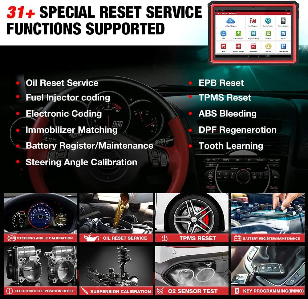 LAUNCH X431 PRO3S+ Bi-Directional Scan Tool with 31+ Reset Service / ECU Coding / AutoAuth FCA SGW