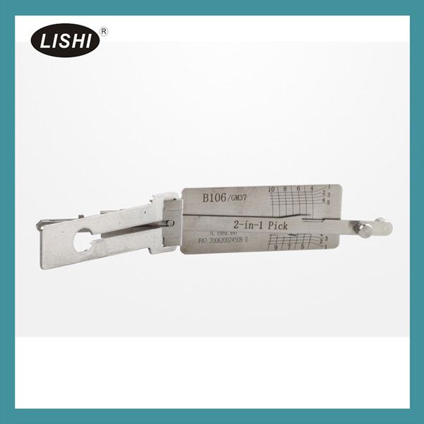 LISHI GM37 2-in-1 Auto Pick and Decoder For GMC Buick HUMMER