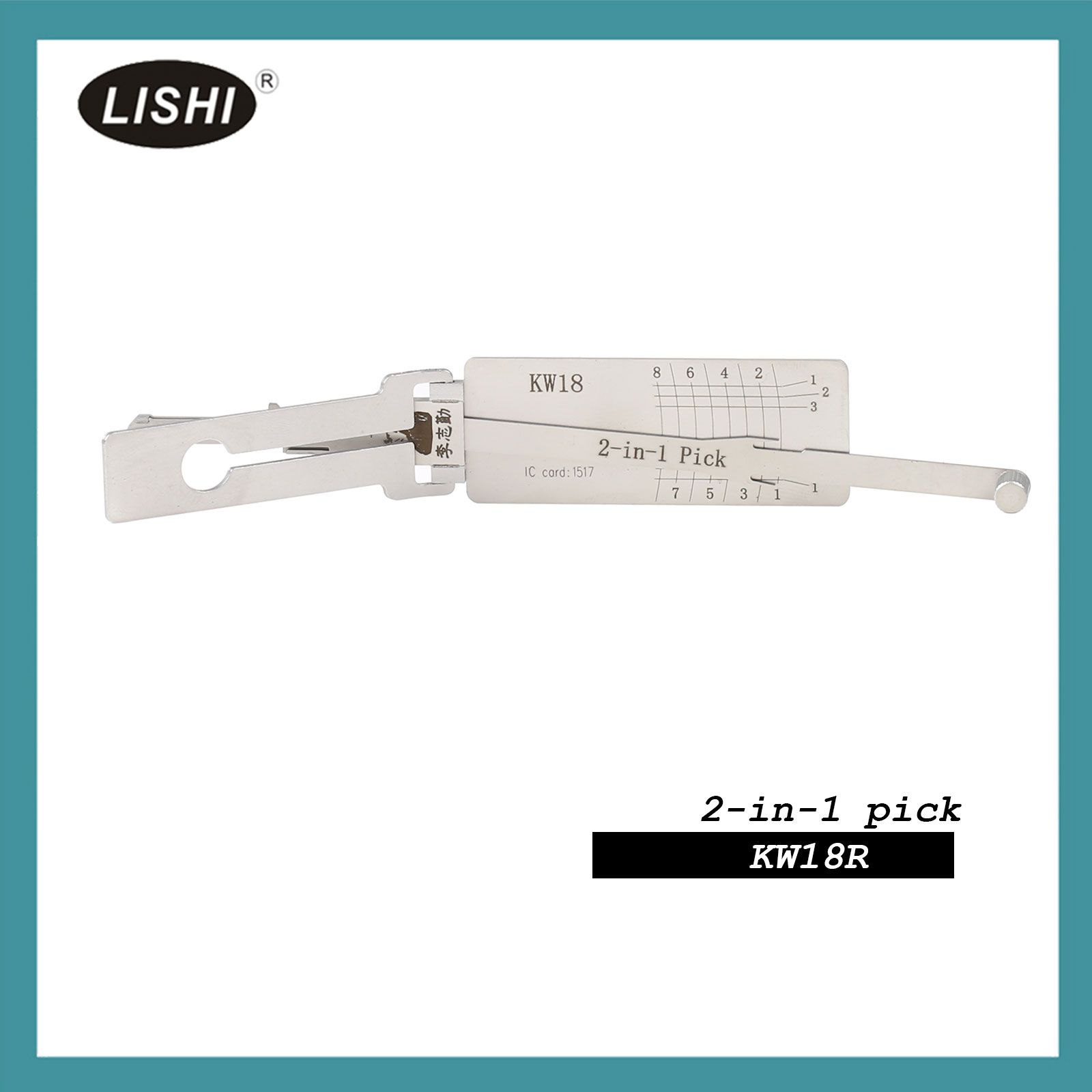 2022 New LISHI KW18 Flat Milling Kawasaki Motorcycle 2-in-1 Tool