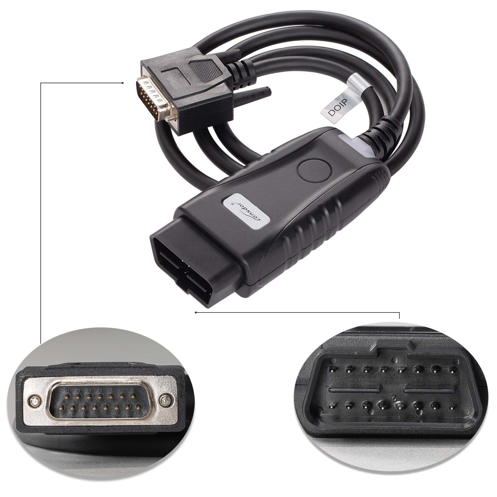 2025 Lonsdor DOIP Cable Support Program Smart Key and AKL Program Work with K518 Pro and FCV Version Geely Monjaro 2021-2022 Buick GL8 Century 2023-