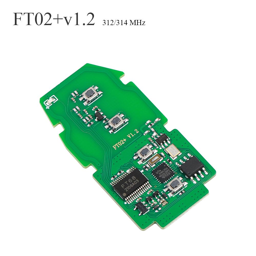 Lonsdor FT02 PH0440B Update Version of FT11-H0410C 312/314 MHz Toyota Smart Key PCB Frequency Switchable