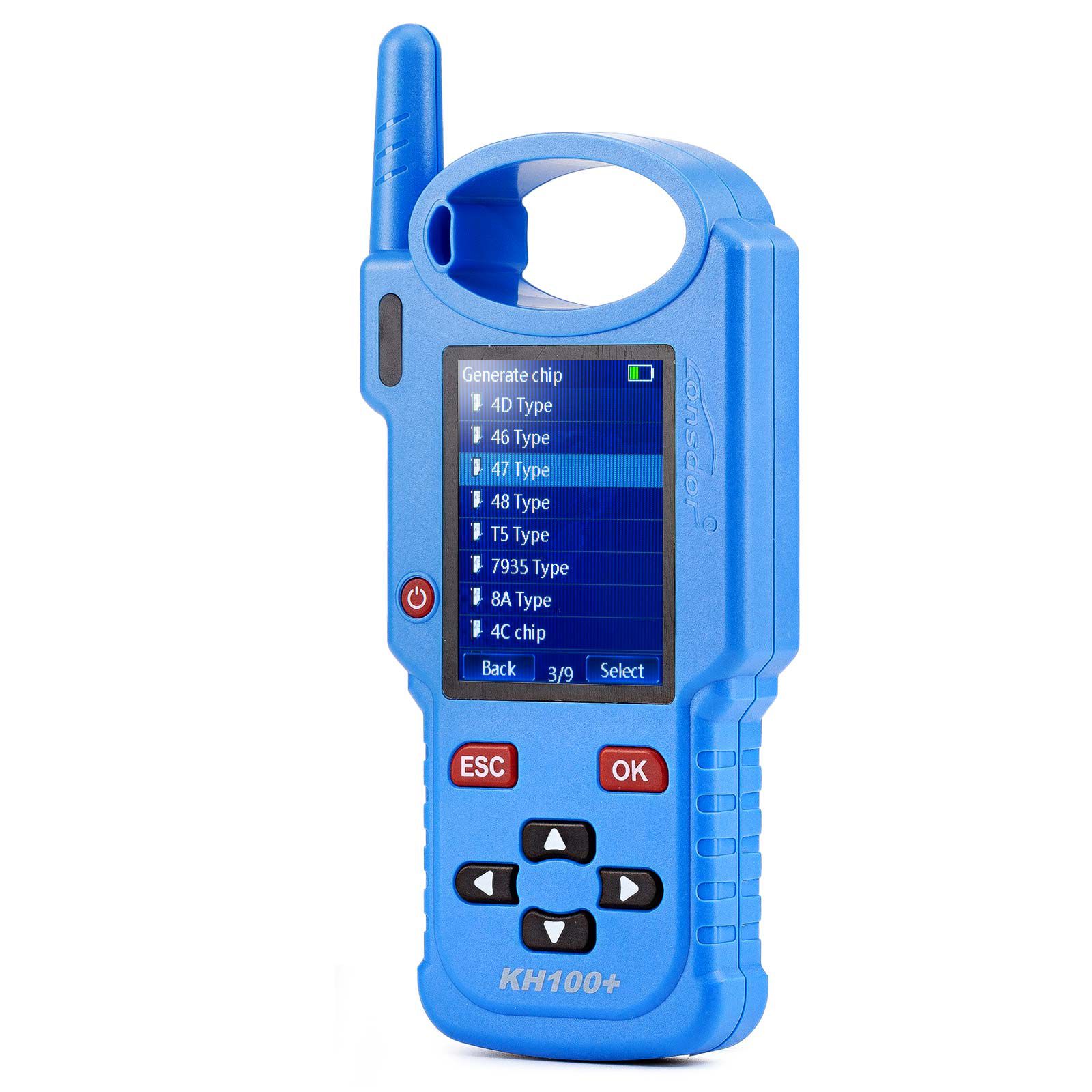 2025 Lonsdor KH100+ Hand-Held Key Programmer With Four Remote Keys Added TATA and Mahindra