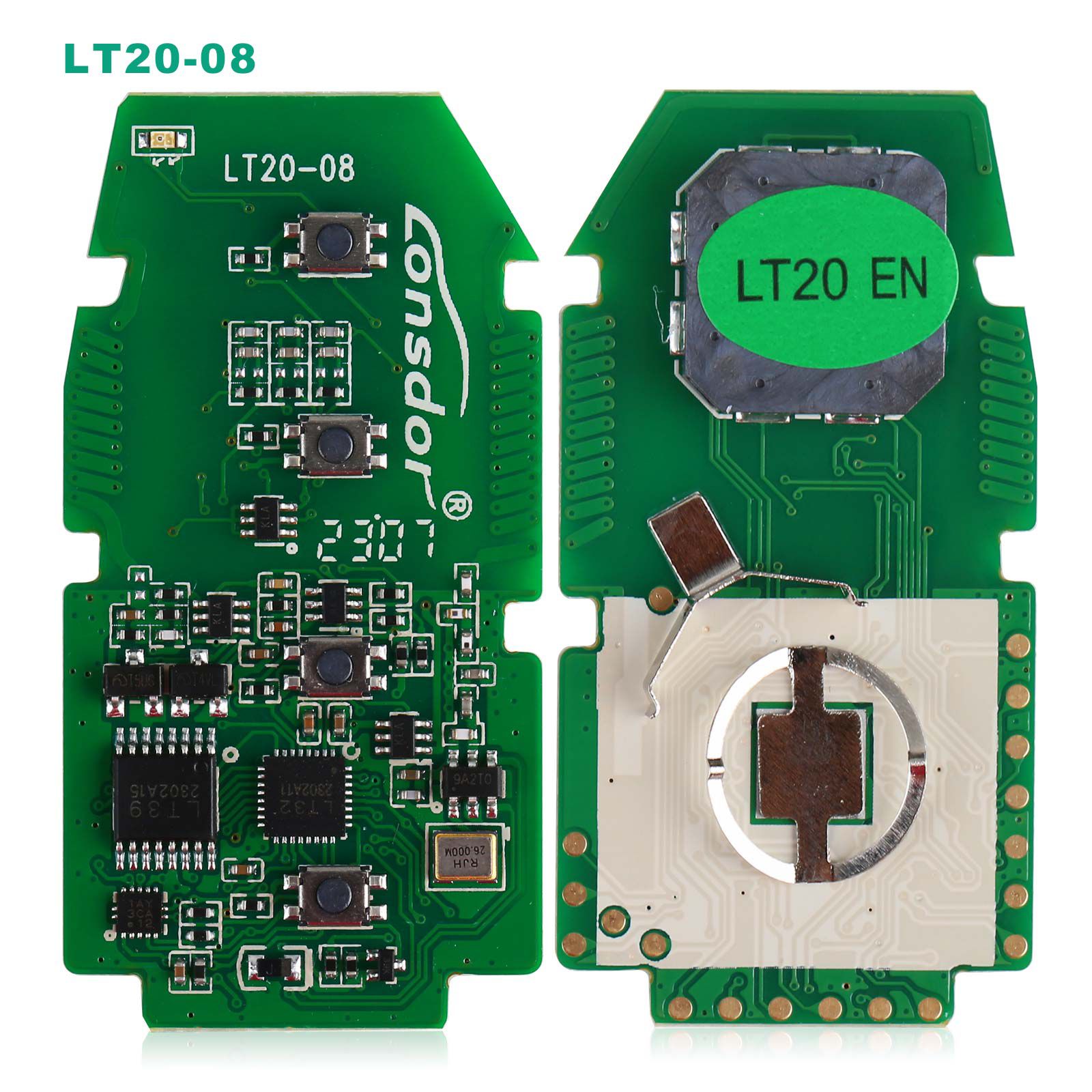 Lonsdor LT20-08 8A+4D Universal Smart Remote PCB 8A for Toyota 4 Button 433 / 315 MHz for K518/ KH100+ Series