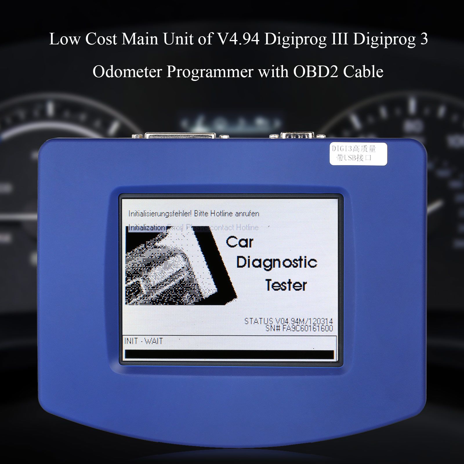 Low Cost Main Unit Of V4.94 Digiprog III Digiprog 3 Odometer Programmer With OBD2 ST01 ST04 Cable