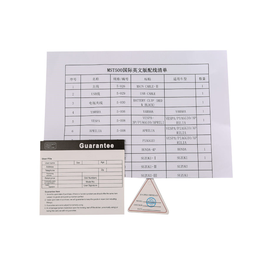 MASTER MST-500 Handheld Motorcycle Diagnostic Scanner Tool