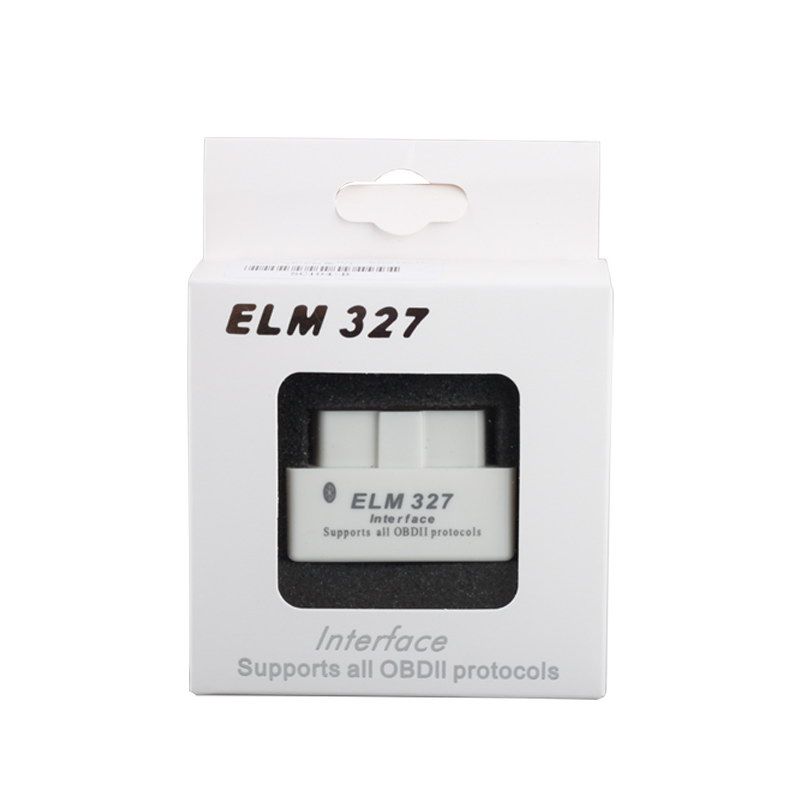 Super MINI ELM327 Bluetooth OBD2 / OBDII ELM 327 Version 1.5 White Auto Diagnostic Interface Scanner