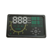 New 6" LED OBD-II HUD Head Up Display Over Speeding Warning/Speed /Km rpm /Shift/ light /Temperature