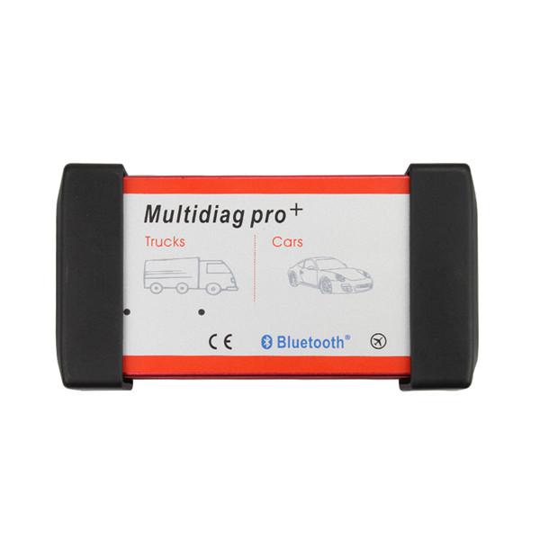 V2021.01 New Design Multidiag Pro+ For Cars/Trucks And OBD2 with Bluetooth Support Win8 Multi-Languages