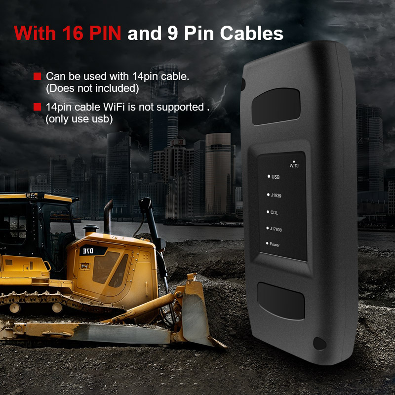 2020 Real CAT ET3 Adapter III Caterpillar diagnostic tool 9 PIN 14 PIN CAT III Communication Adapter III CAT3 with WIFI/USB