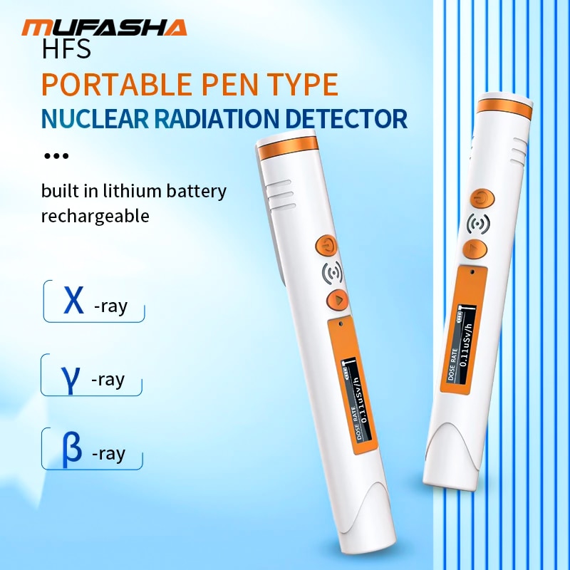 MUFASHA  Pen Type Nuclear Radiation Detector X-ray Y-ray B-ray with Built-in Lithium Battery Mini-Size