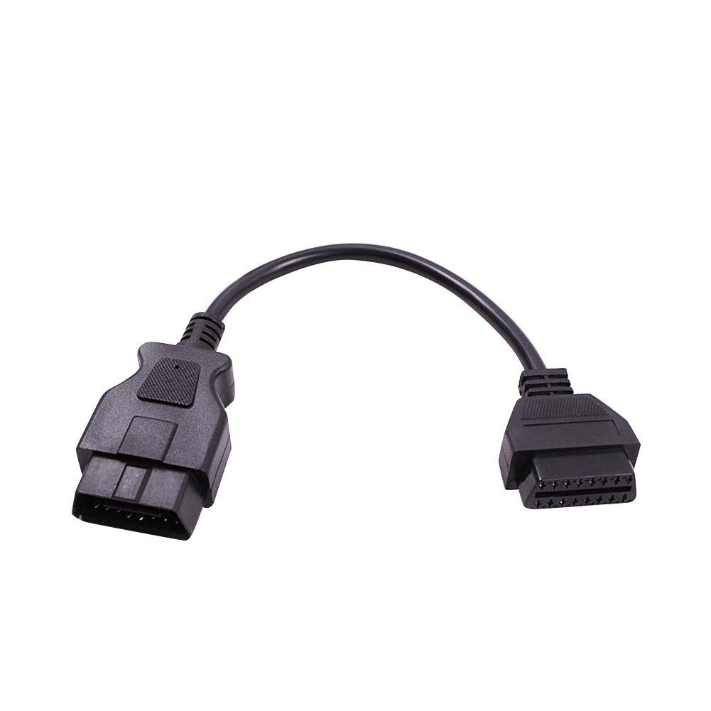 OBD-II OBD2 16pin Male to Female Diagnostic Extension Cable 30CM