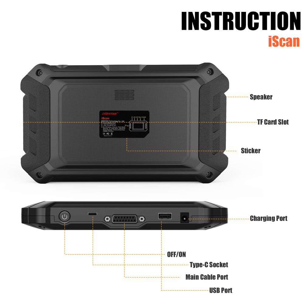  OBDSTAR iScan for DUCATI Motorcycle Diagnostic Tool Support IMMO Programming