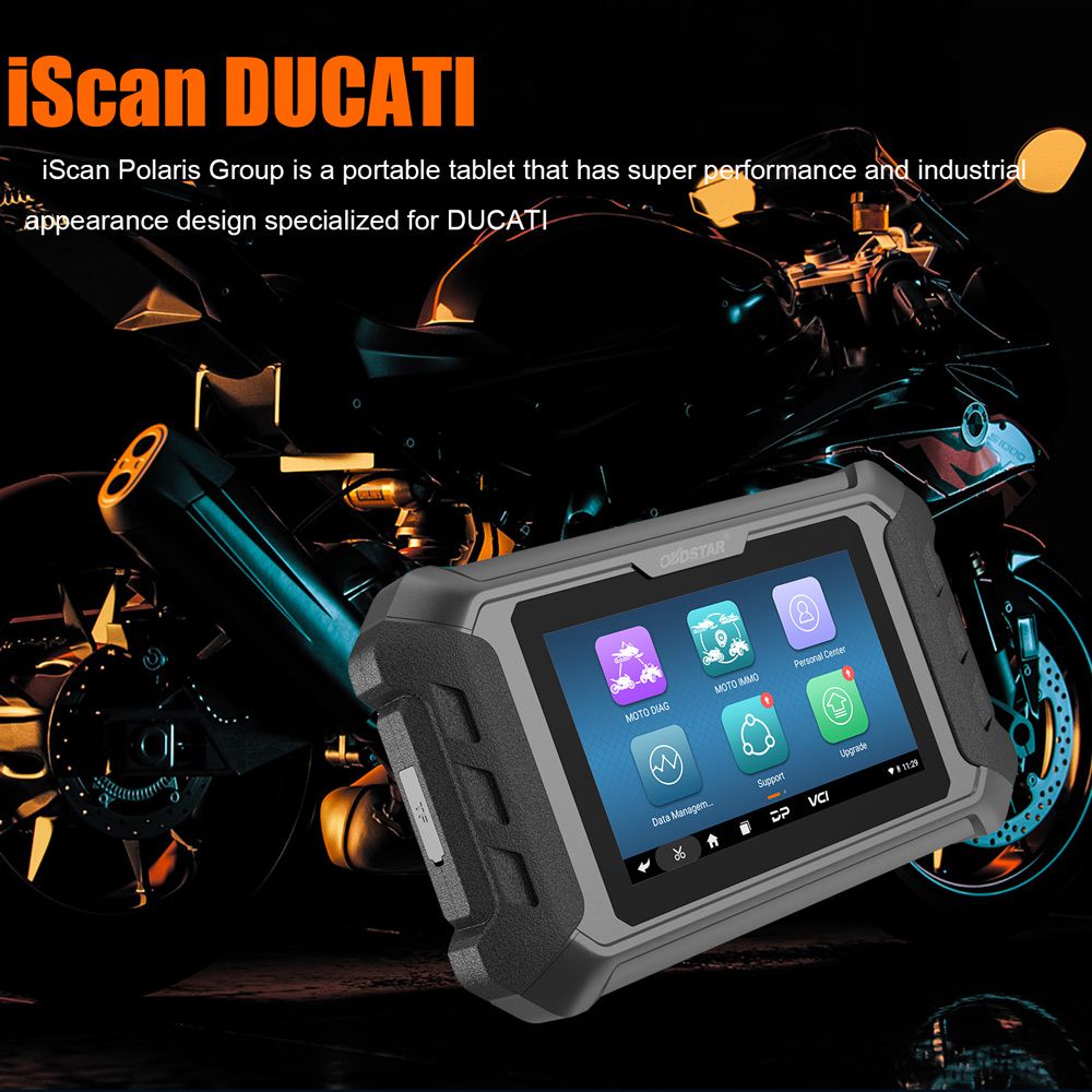  OBDSTAR iScan for DUCATI Motorcycle Diagnostic Tool Support IMMO Programming