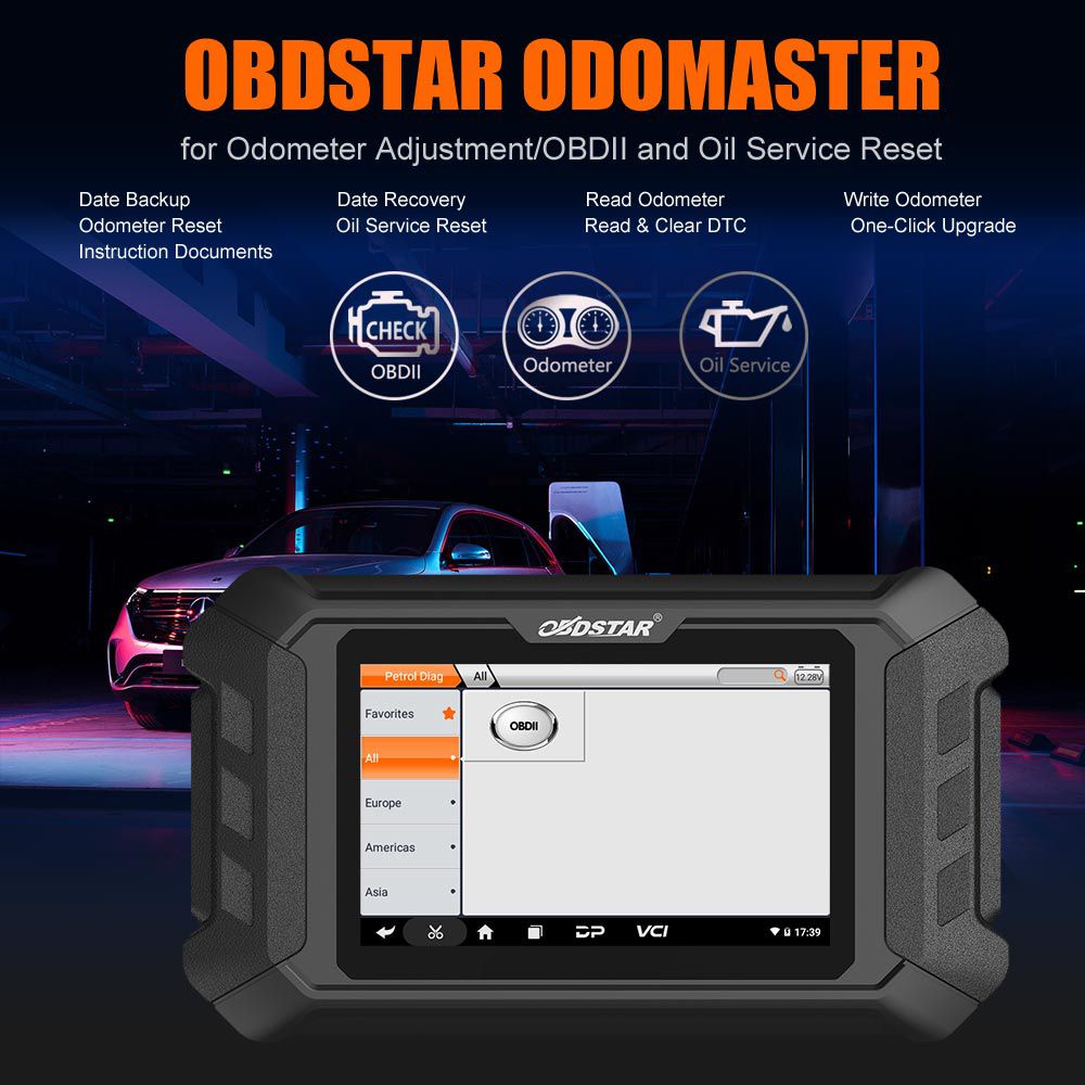 OBDSTAR ODO Master for Odometer Adjustment/Oil Reset/OBDII Functions